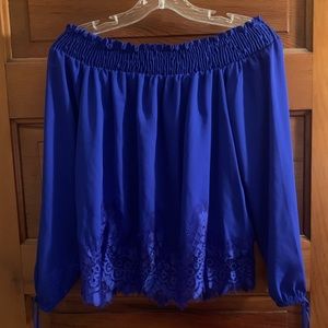 Moa Moa Royal Blue Top
